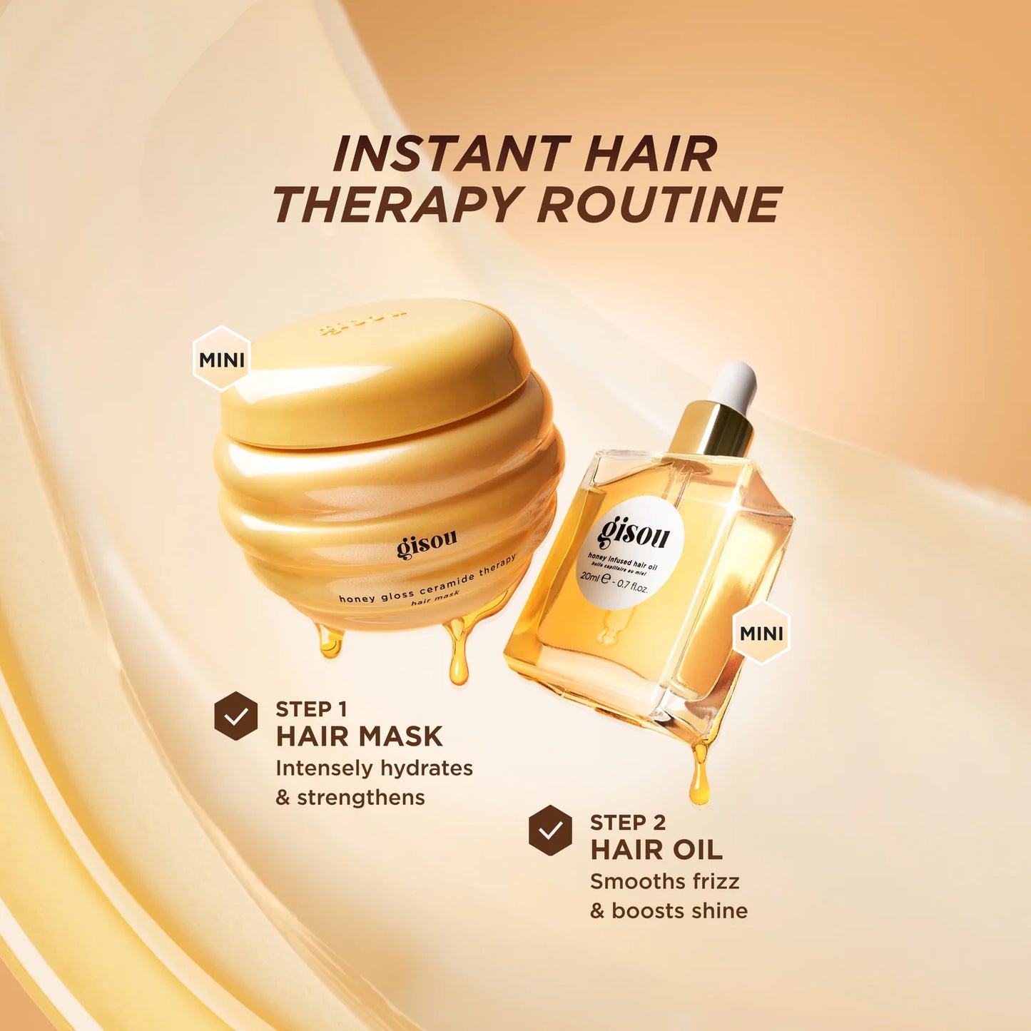 Gisou - Instant Hair Therapy Duo