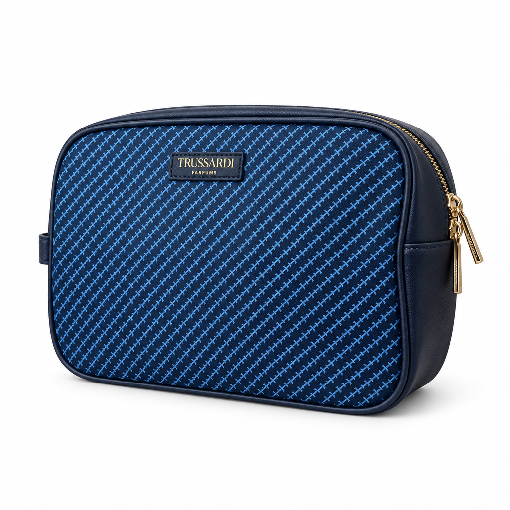Trussardi - Large Navy Pouch