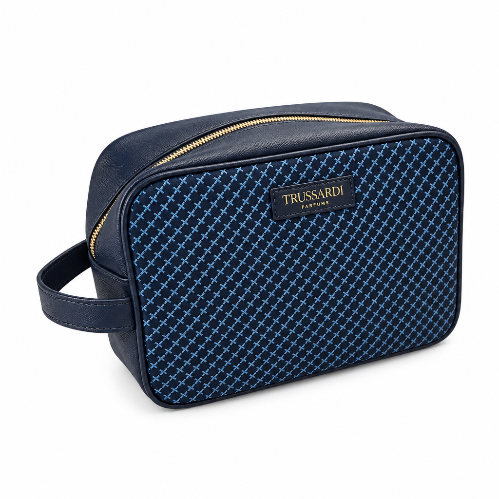 Trussardi - Large Navy Pouch