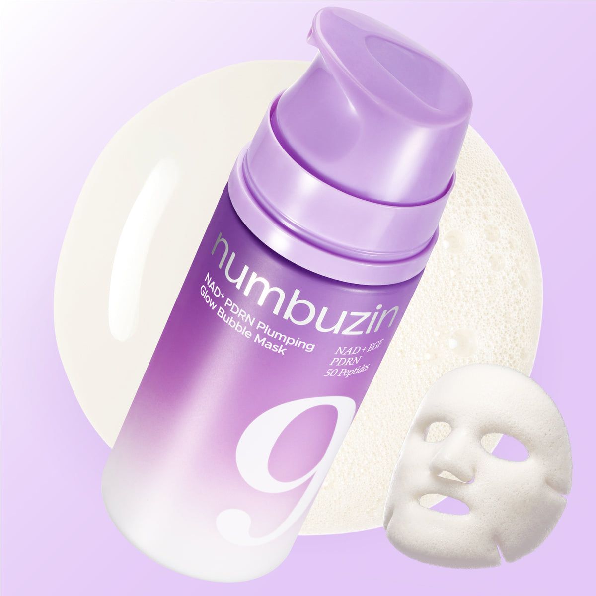 NUMBUZIN - No.9 NAD+ PDRN Plumping Skin Prep Bubble Mask | 85 mL