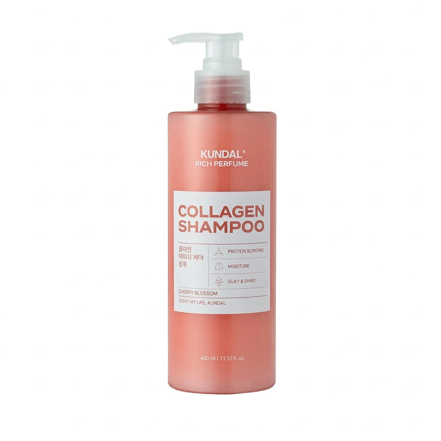 KUNDAL - Collagen Damage Care Shampoo | 400 mL - Cherry Blossom