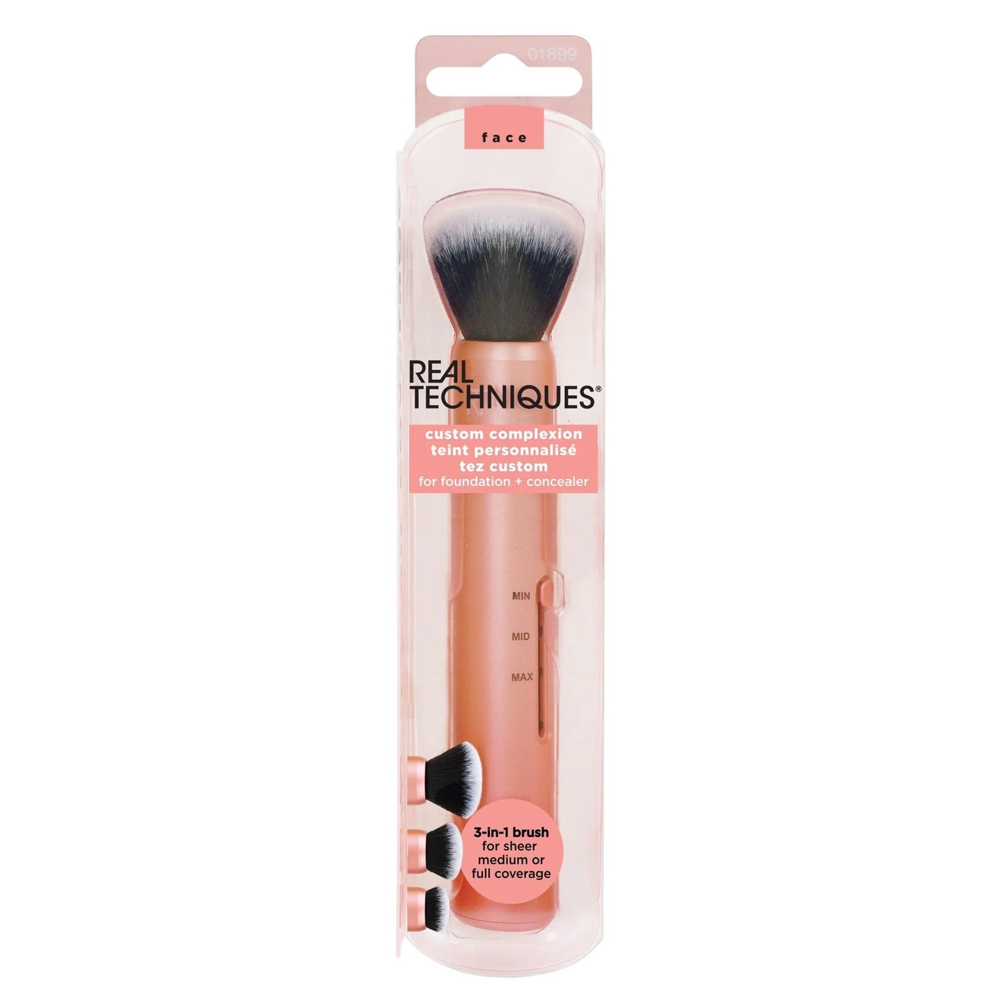Real Techniques - Custom Complexion Foundation 3IN1 Makeup Brush