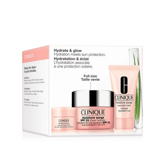 Clinique - Moisture Surge Hydrate & Glow Hydration Meets Sun Protection Set
