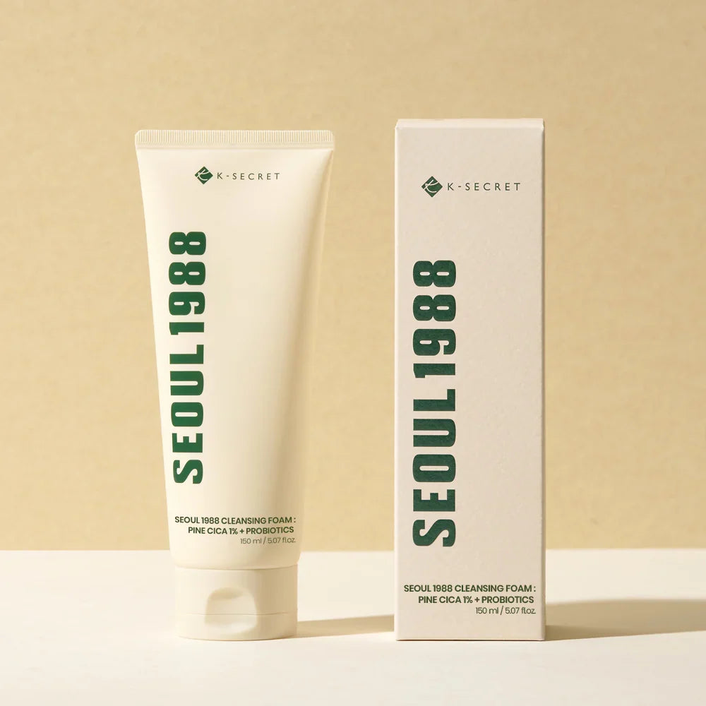 K-SECRET Seoul 1988 - Cleansing Foam Pine Cica 1% + Probiotics | 150 mL