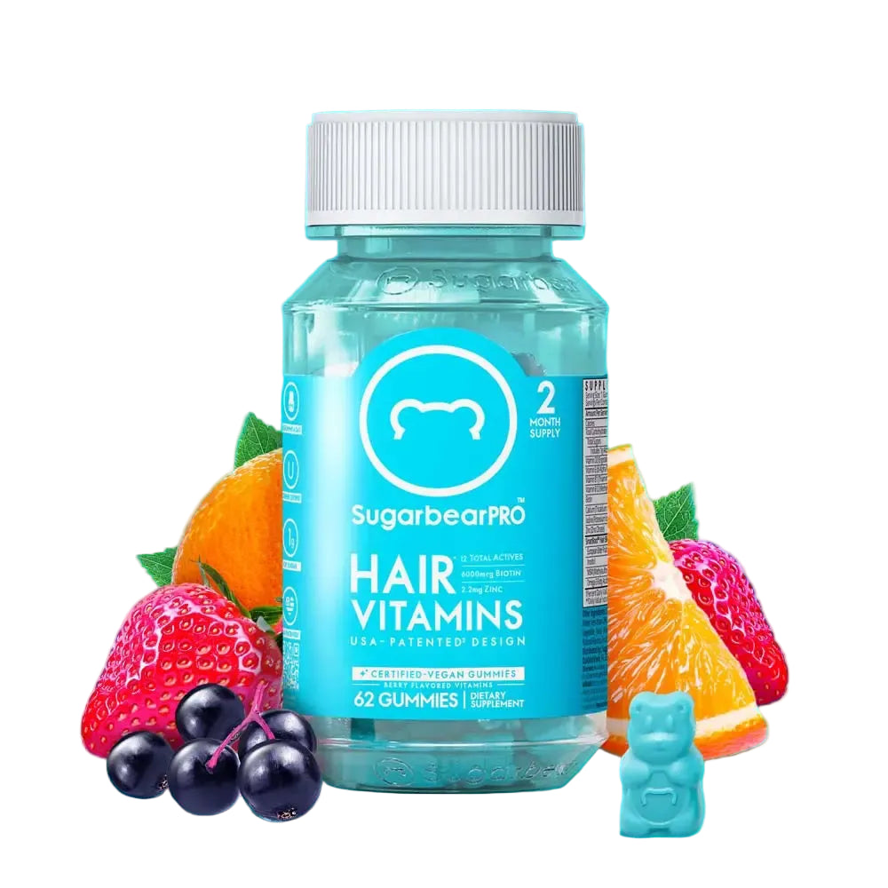 Sugarbear Pro Hair Vitamin Vegan Gummies - 2 Months