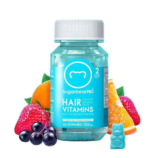 Sugarbear Pro Hair Vitamin Vegan Gummies - 2 Months