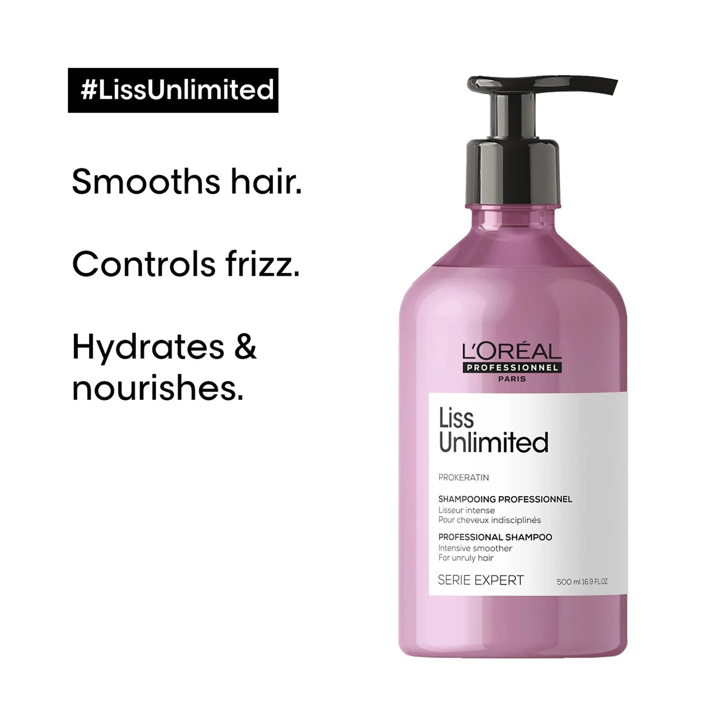 L'Oréal Professionnel Paris - Liss Unlimited Shampoo | 300 mL