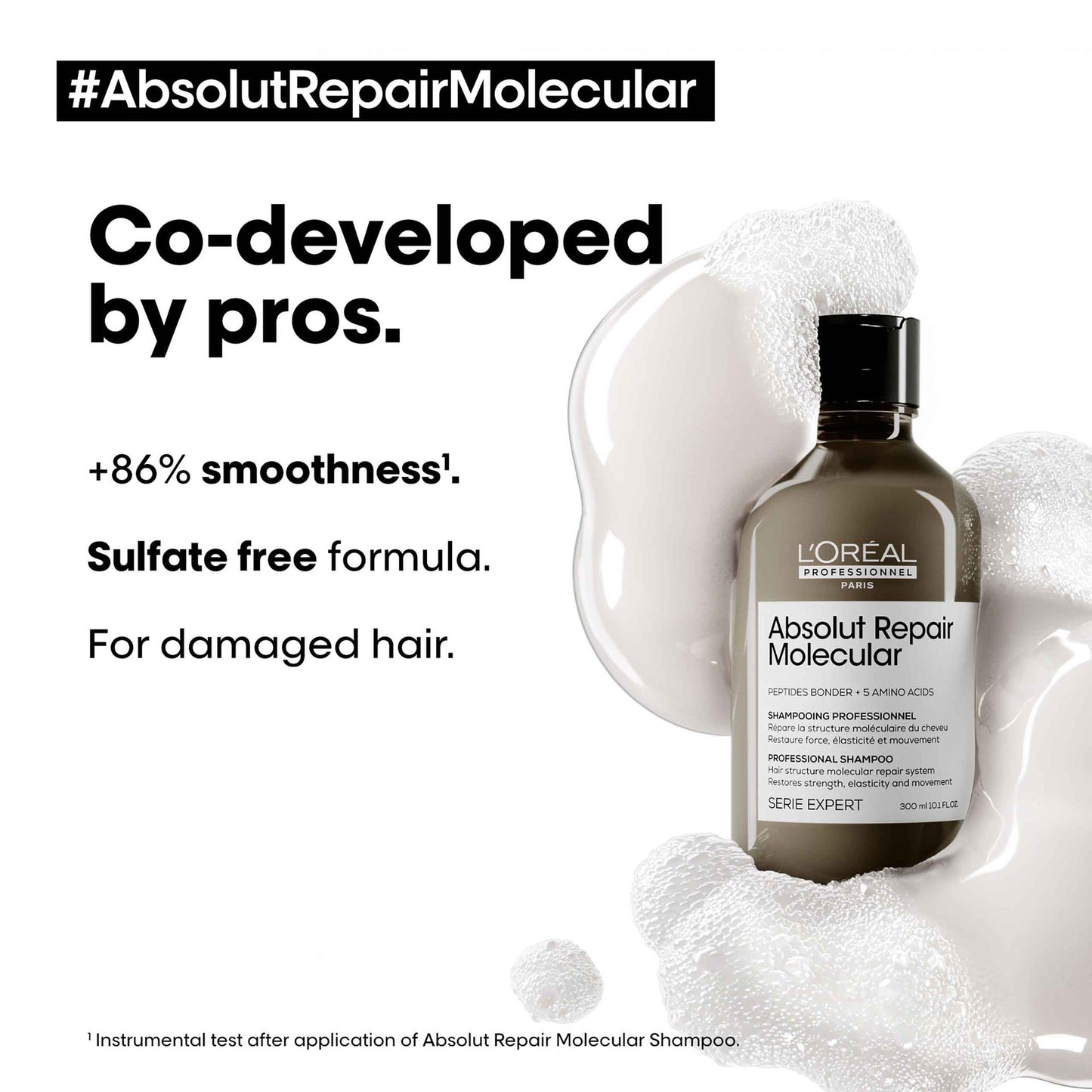 L'Oréal Professionnel Paris - Absolut Repair Molecular Shampoo | 300 mL