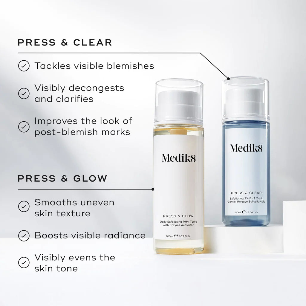 Medik8 - Press & Clear BHA Tonic with 2% Salicylic Acid | 150 mL