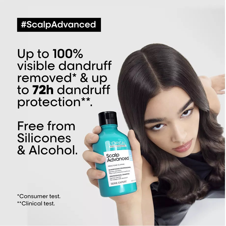 L'Oréal Professionnel Paris - Scalp Advanced Anti-Dandruff Shampoo| 300 mL