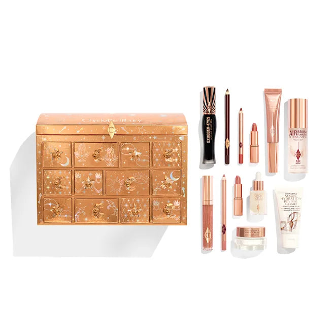CHARLOTTE TILBURY - CHARLOTTE'S BEAUTY TREASURE CHEST 12 DOOR BEAUTY ADVENT CALENDAR 2025