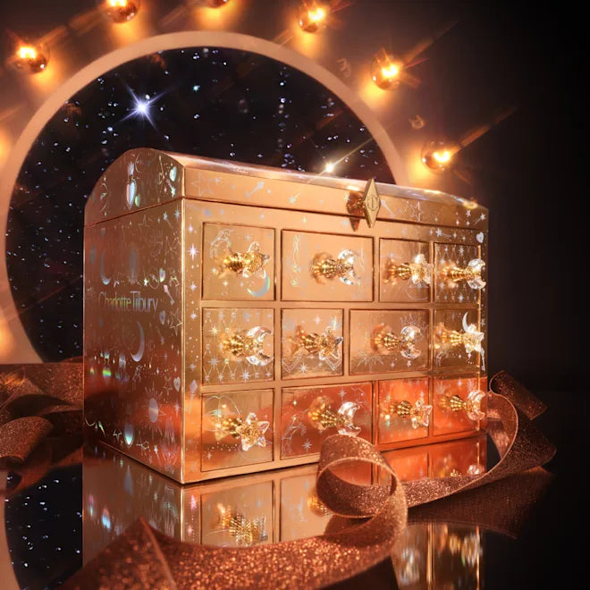 CHARLOTTE TILBURY - CHARLOTTE'S BEAUTY TREASURE CHEST 12 DOOR BEAUTY ADVENT CALENDAR 2025