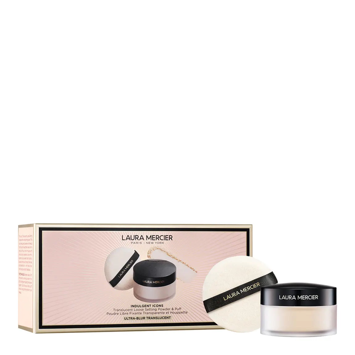 Laura Mercier - Indulgent Icons ULTRA BLUR Translucent Loose Powder & Velour Puff Duo Gift Set