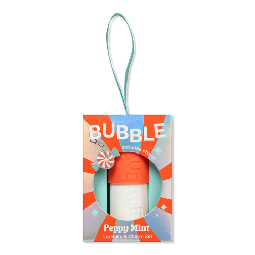 Bubble - Peppy Mint Lip Balm & Charm Set