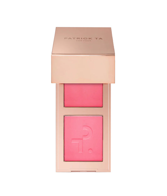PATRICK TA - Mini Major Beauty Headlines - Double-Take Crème & Powder Blush | 2.5 g | She's That Girl - soft pink