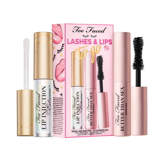 Too Faced - Lashes & Lips To Go: Travel Size Mascara & Lip Plumper Duo