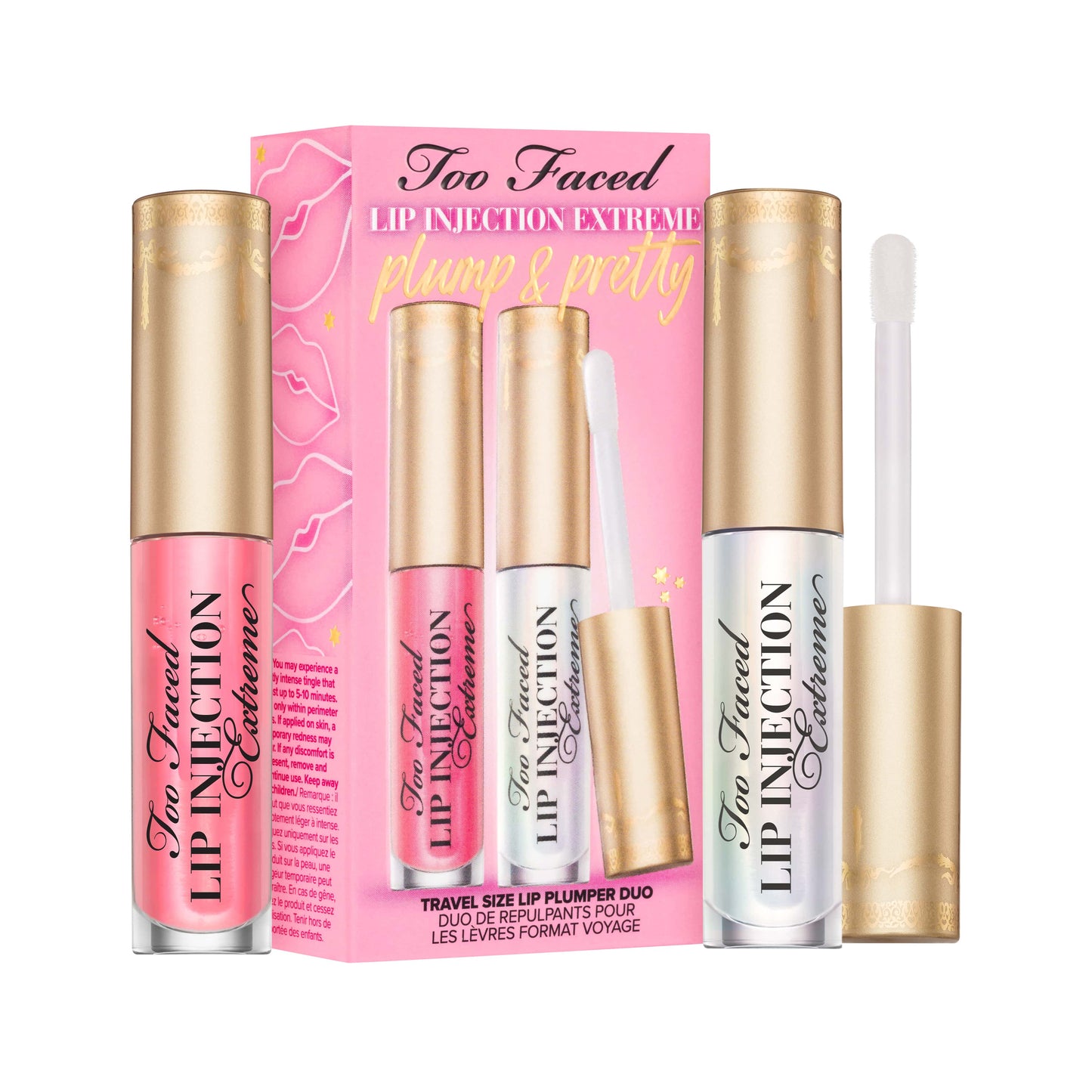 Too Faced - Lip Injection Extreme Plump & Pretty: Travel Size Lip Plumper Duo