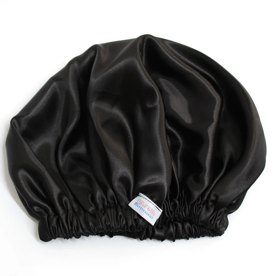 Curly Girl Accessories - Medium Silky Satin Sleep Cap