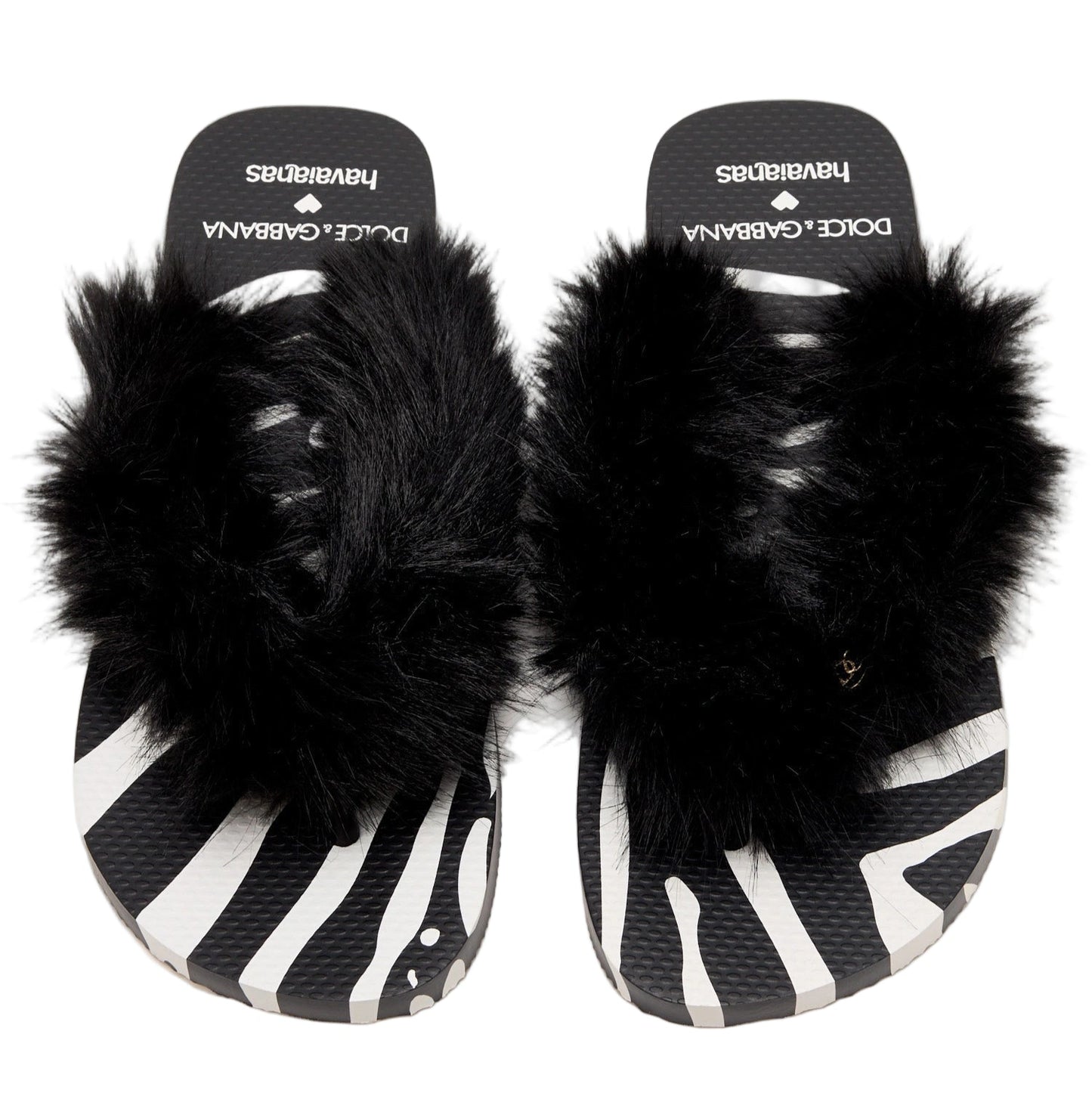 DOLCE & GABBANA X HAVAIANAS FLIP FLOP ZEBRA | SIZE US 37/38