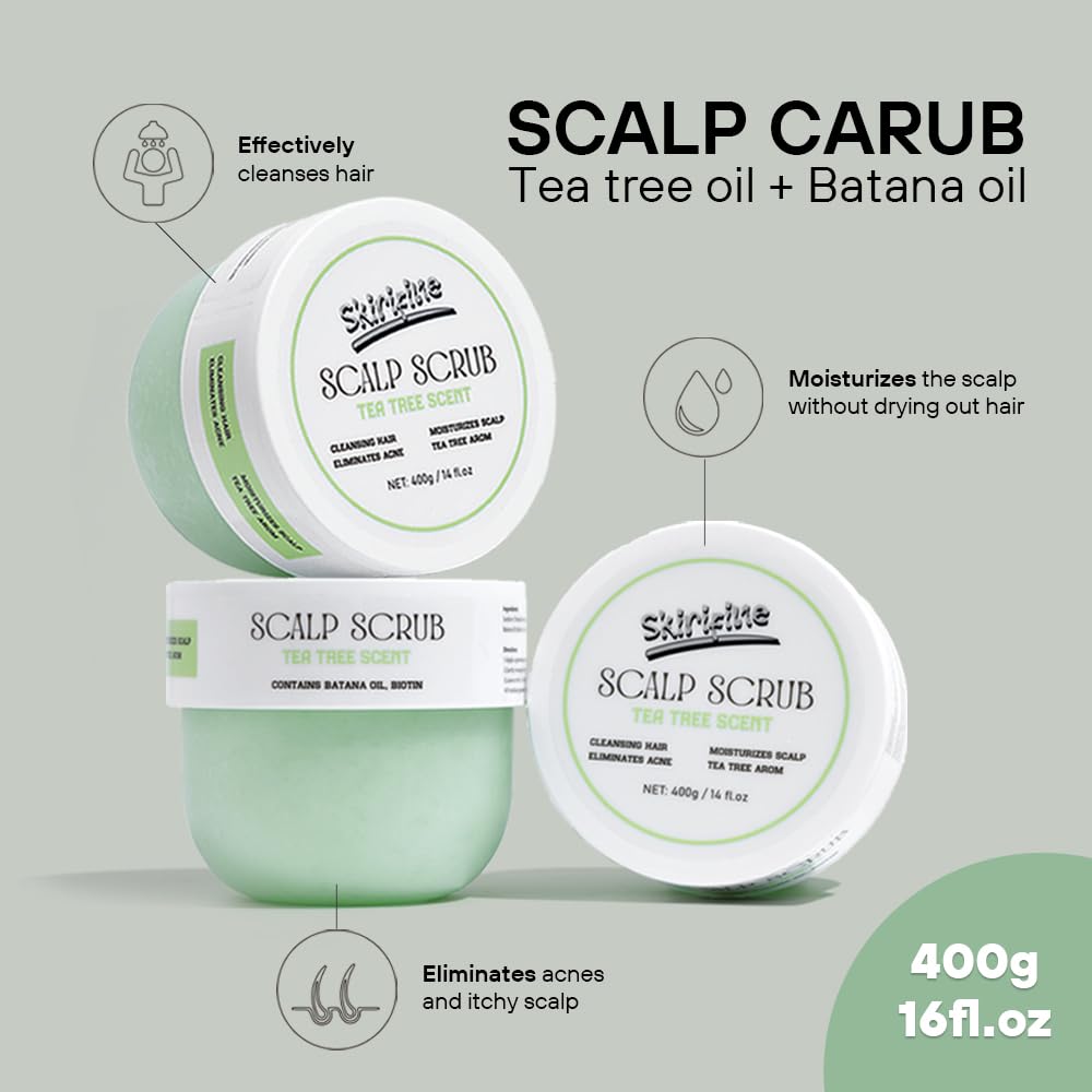Skirifine - Tea Tree Scalp Scrub | 400g
