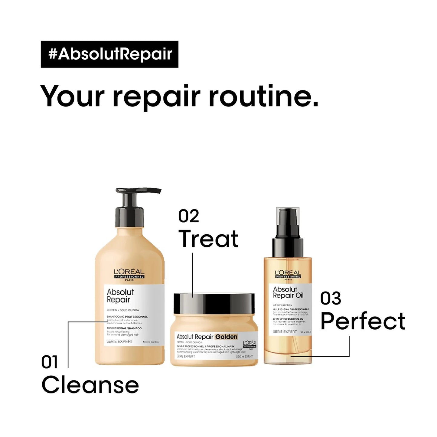 L'Oréal Professionnel - Absolut Repair Golden Mask | 250 mL
