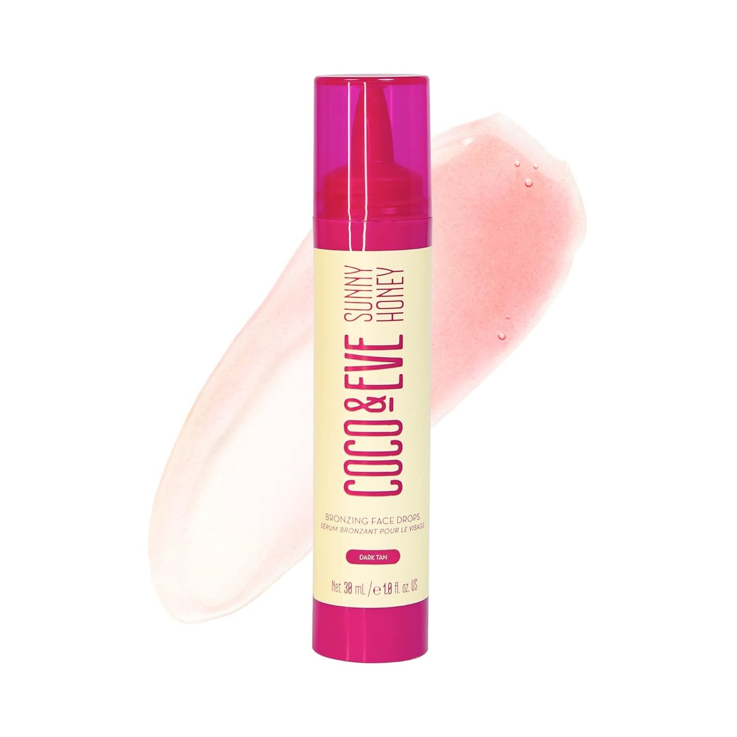 Coco & Eve - Sunny Honey Bronzing Face Tanning Drops | Dark | 30 mL