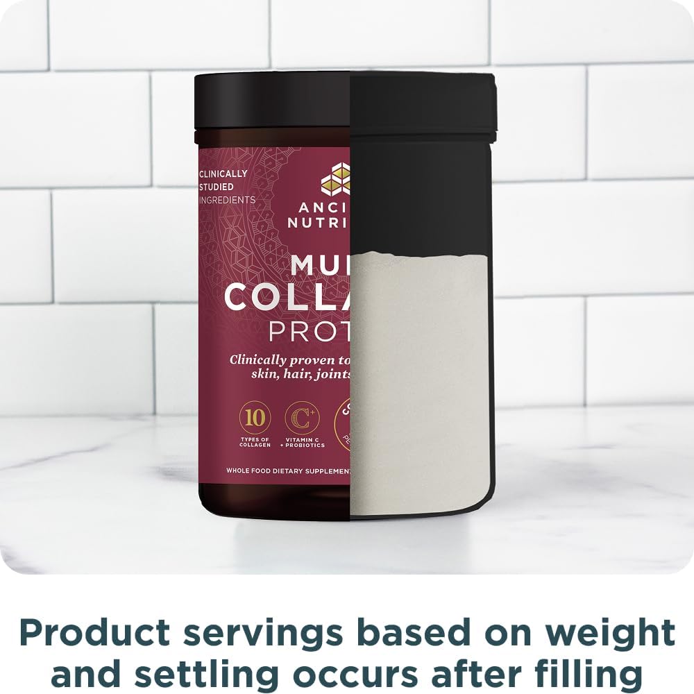 Ancient Nutrition - Collagen Peptides Powder, Multi Collagen Protein | 404 g | Unflavored
