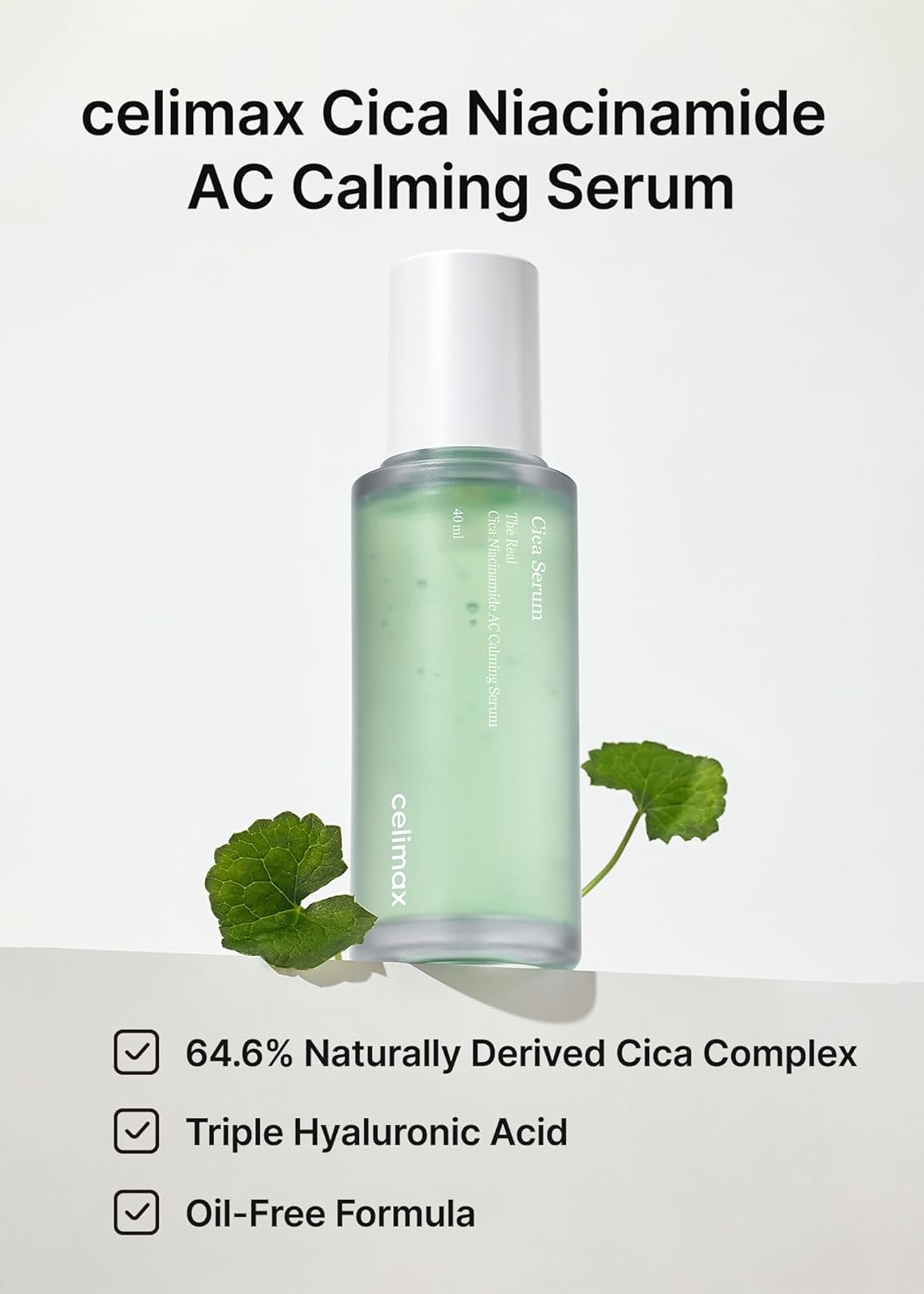 Celimax - The Real Cica Niacinamide AC Calming Serum | 40 mL