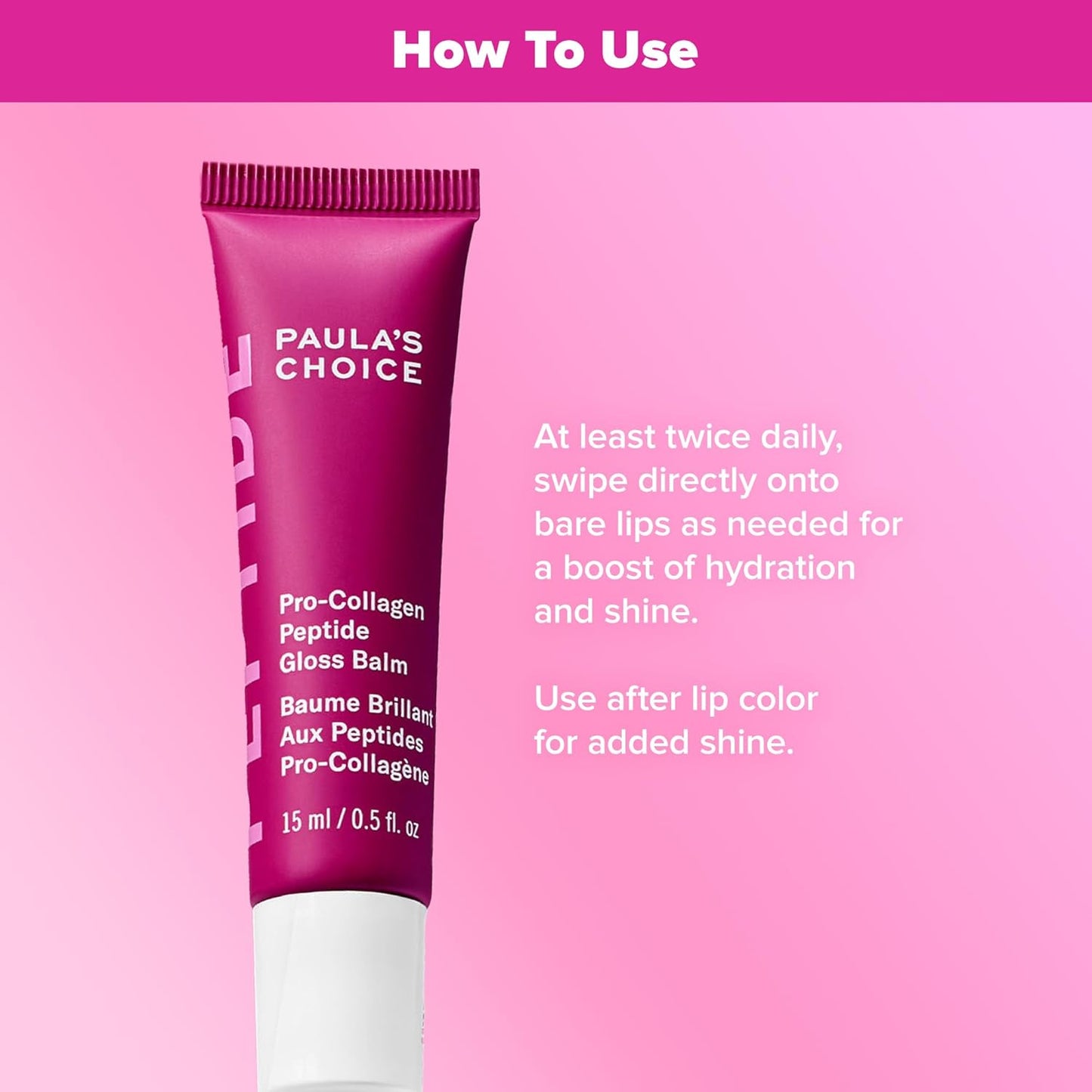 Paula's Choice - Pro-Collagen Peptide Plumping Gloss Balm Lip Treatment
