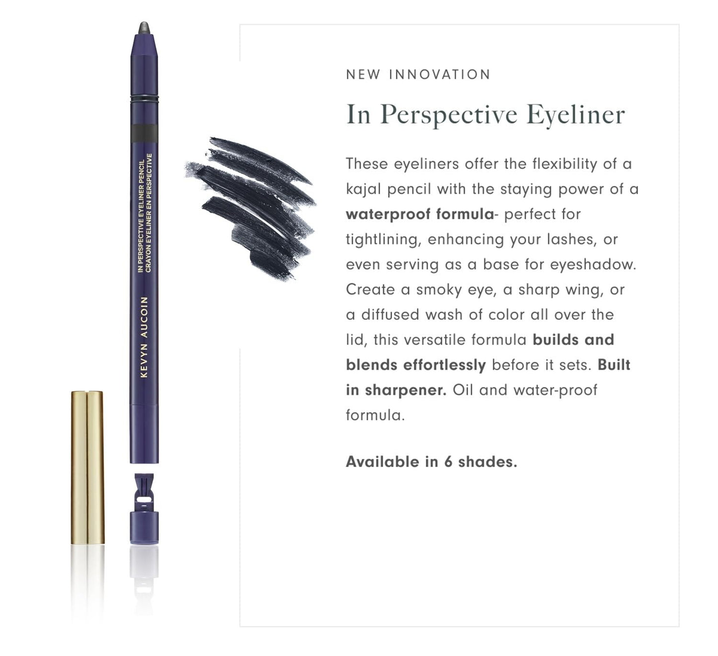Kevyn Aucoin - In Perspective Eyeliner Pencil | 0.5g | Black