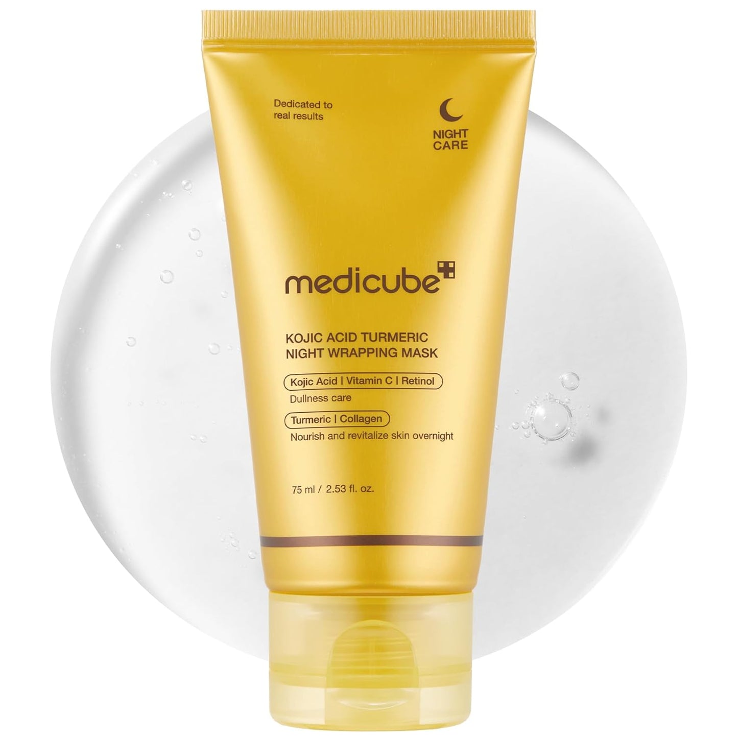 MEDICUBE - Kojic Acid Turmeric Night Wrapping Mask | 75 ML