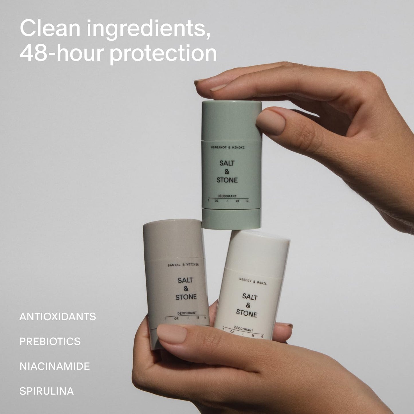 SALT & STONE - Mini Deodorant Discovery Set (Four Mini)