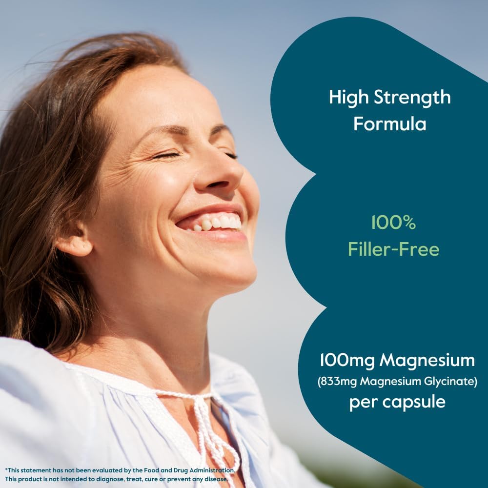 BESTVITE - MAGNESIUM GLYCINATE 400MG OF ELEMENTAL MAGNESIUM  240 CAPSULES
