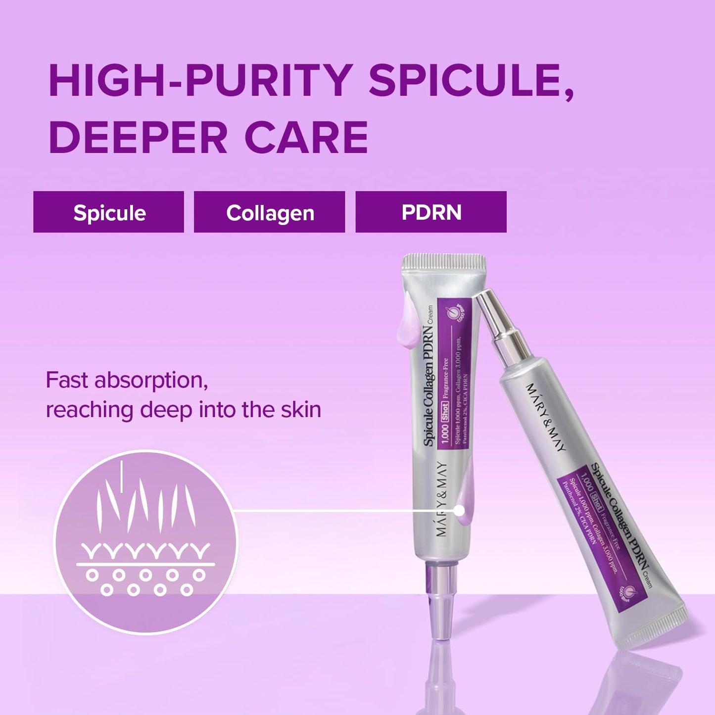 Mary & May - Spicule Collagen PDRN Cream | 15 g
