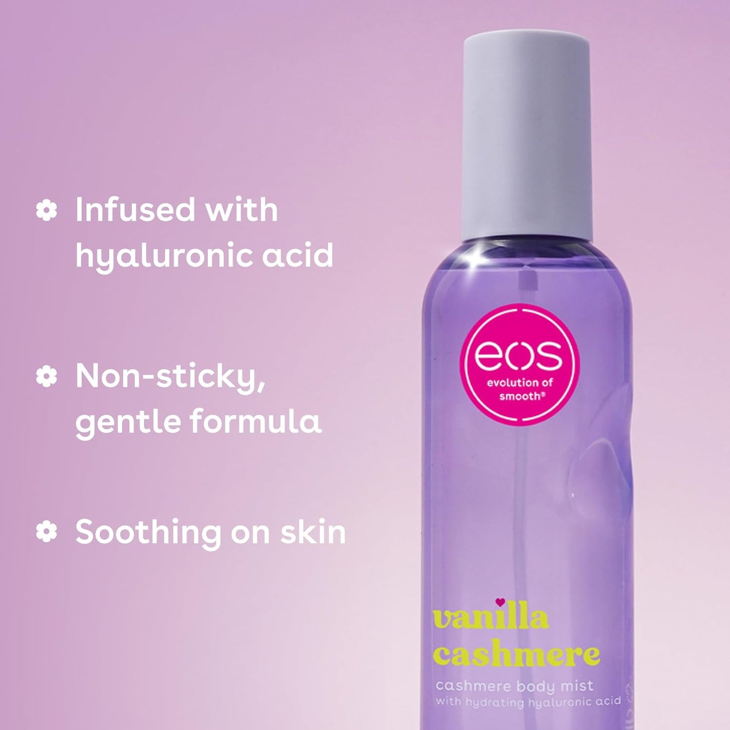 eos - shea better BODY MIST | VANILLA CASHMERE | 127 mL