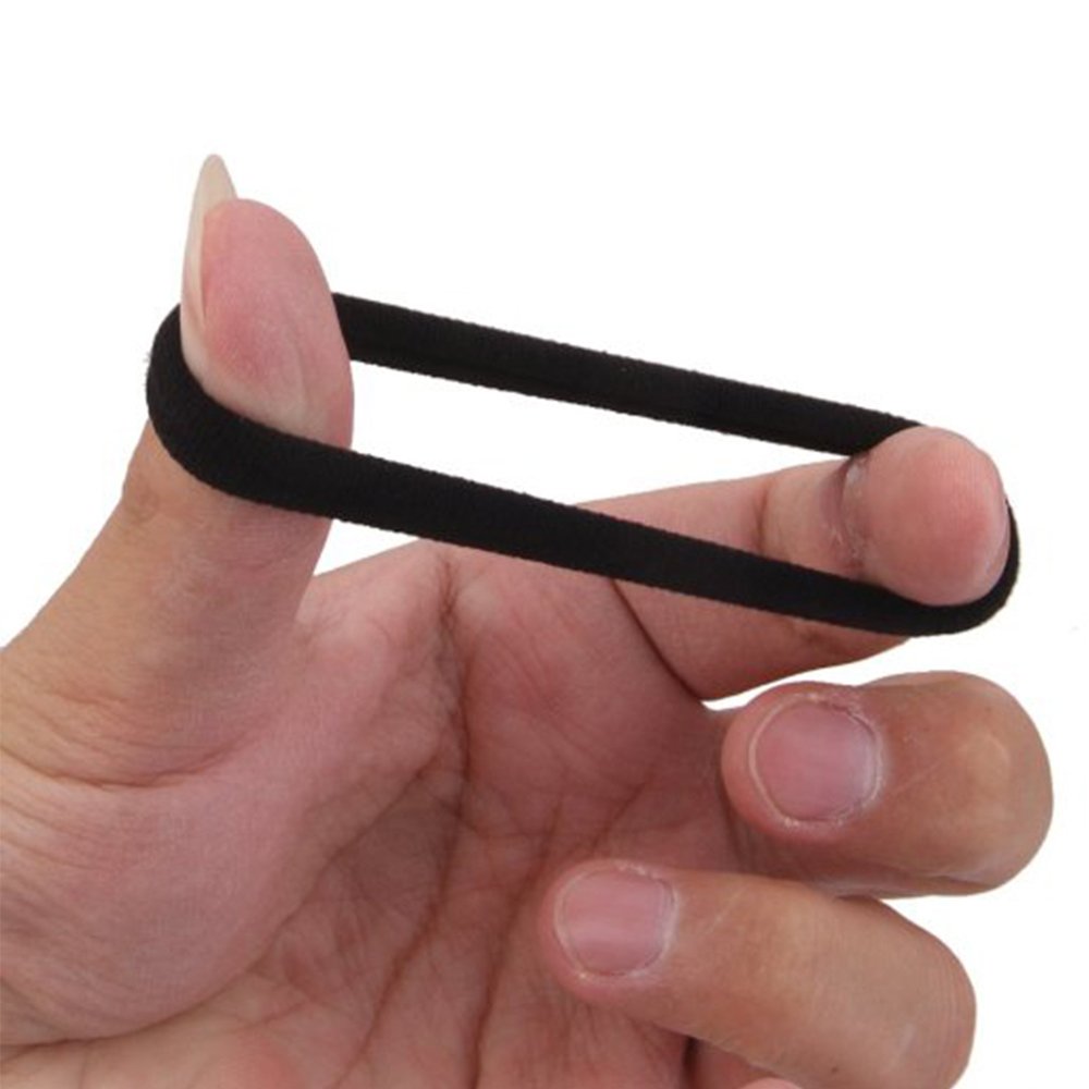 J-MEE HAIR BANDS - HAIR TIES FOR THICK HAIR (100 PCS) NEUTRAL COLORS