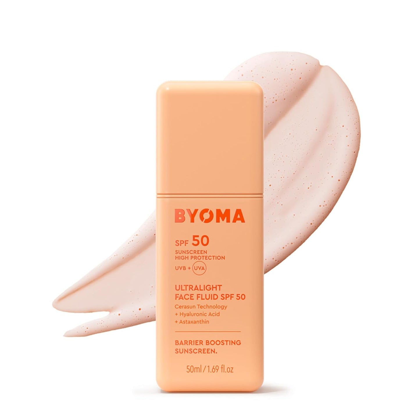 BYOMA - SPF 50 Face Fluid - Ultra-Lightweight Facial Sunscreen | 50 mL