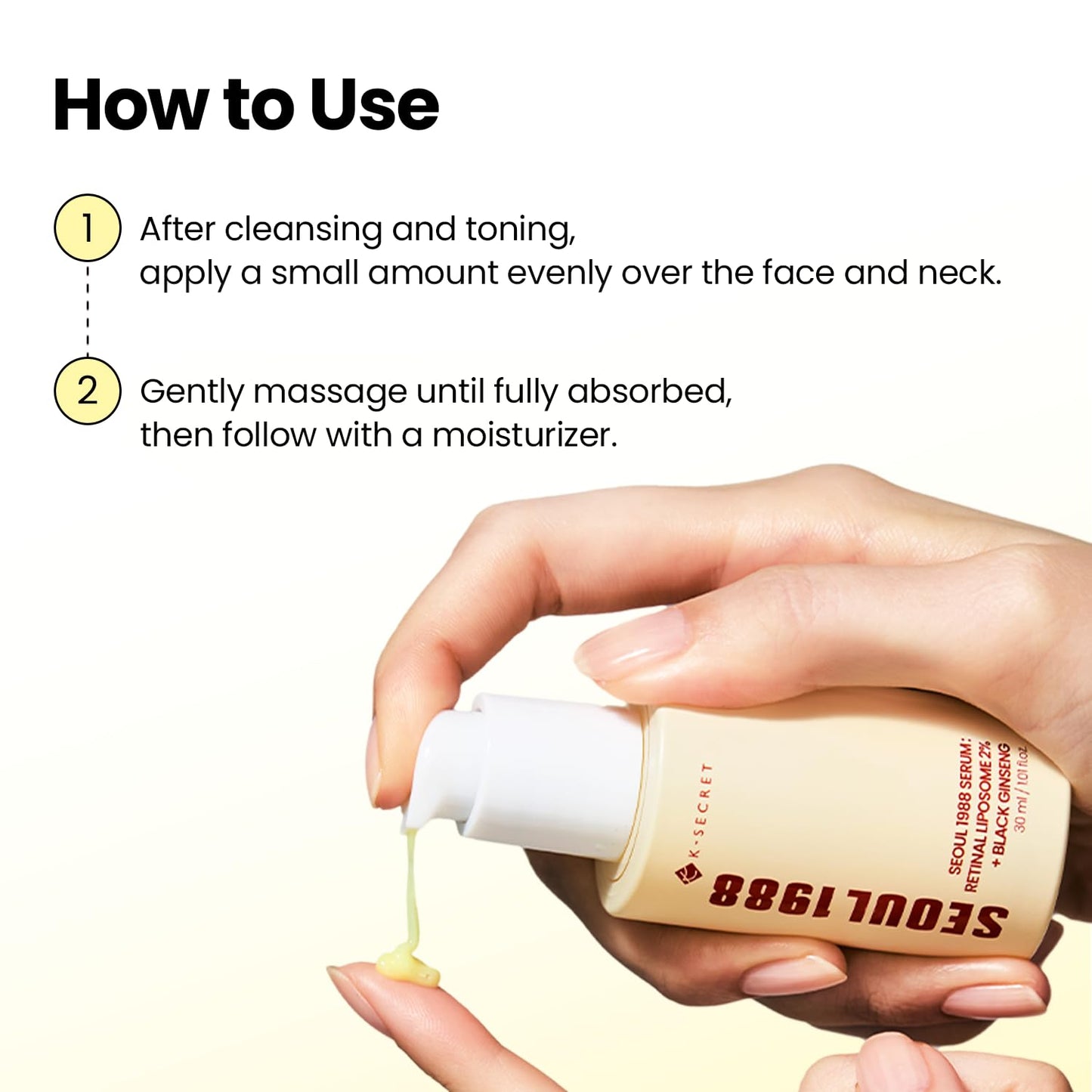 K-SECRET SEOUL 1988 - Retinal Liposome 2% + Black Ginseng Serum | 30 mL