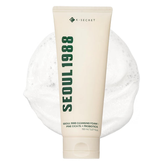 K-SECRET Seoul 1988 - Cleansing Foam Pine Cica 1% + Probiotics | 150 mL