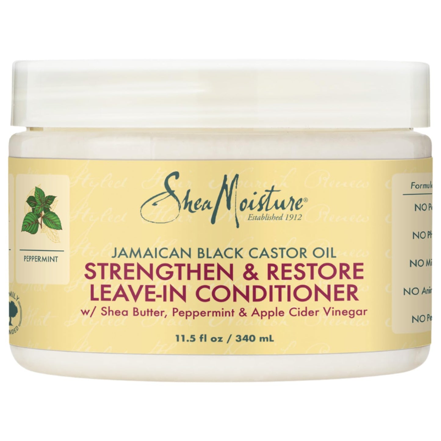 Shea Moisture - Jamaican Black Castor Oil Strengthen & Restore Leave-In Conditioner | 340 mL