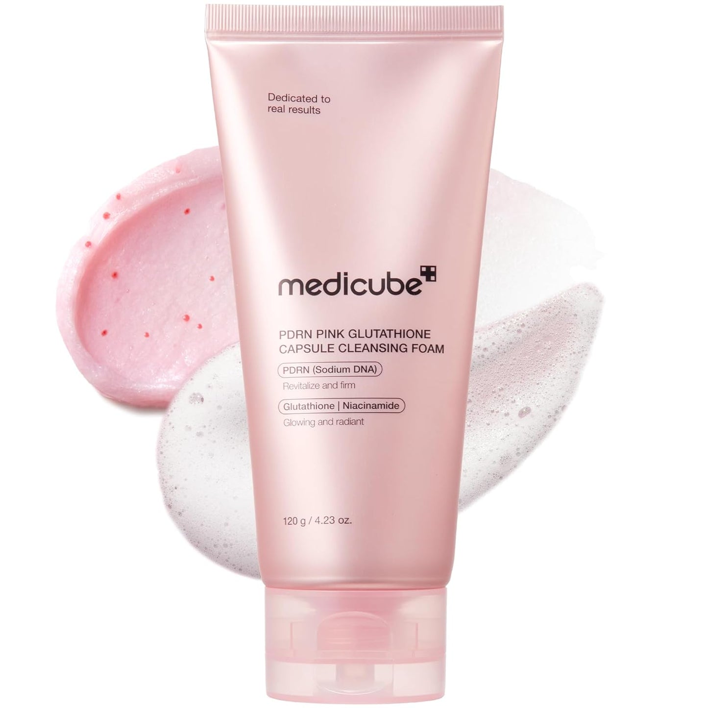 MEDICUBE - PDRN PINK GLUTATHIONE CAPSULE CLEANSING FOAM | 120 G