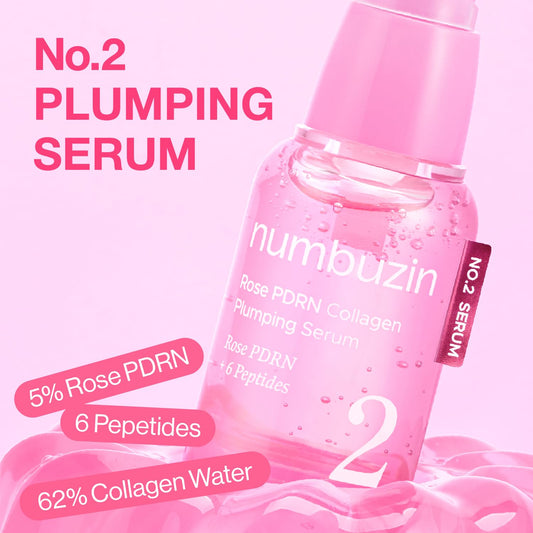 NUMBUZIN - No.2 Rose PDRN Collagen Plumping Serum | 30 mL