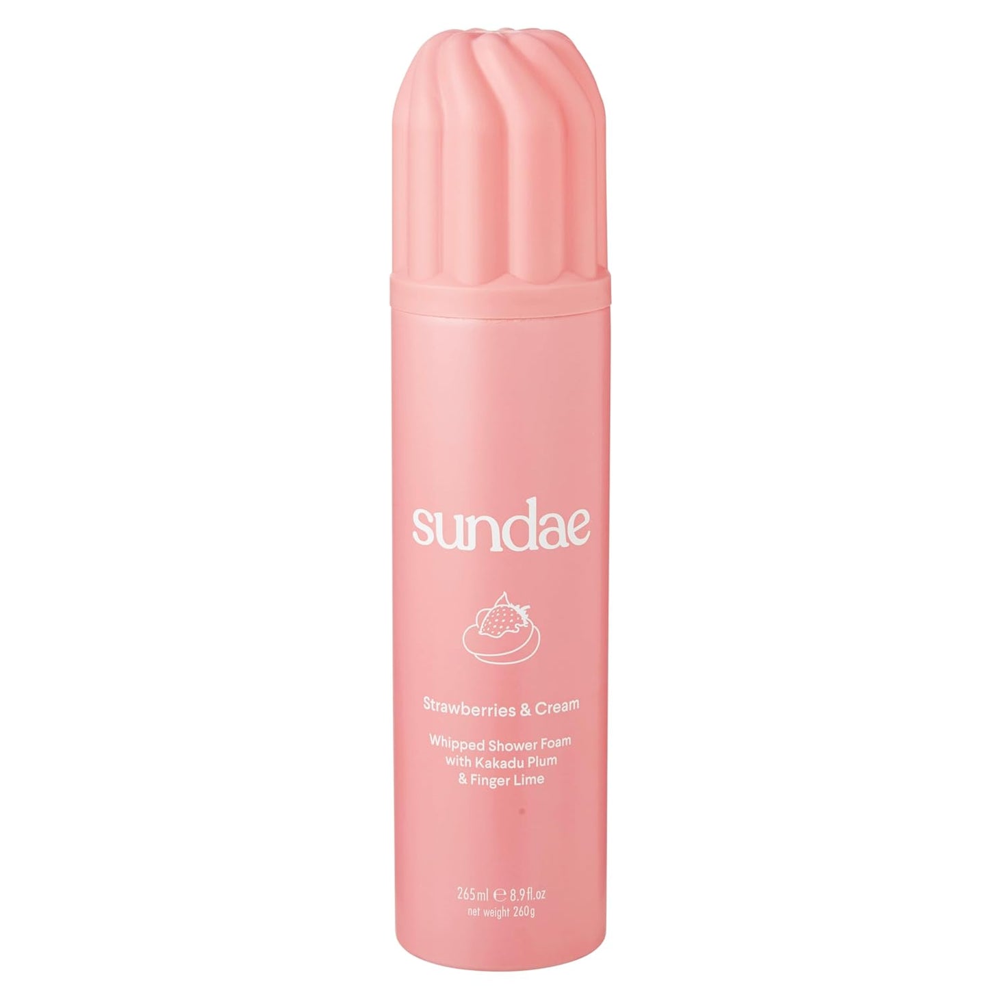 SUNDAE - WHIPPED SHOWER FOAM STRAWBERRIES & CREAM | 265 ML