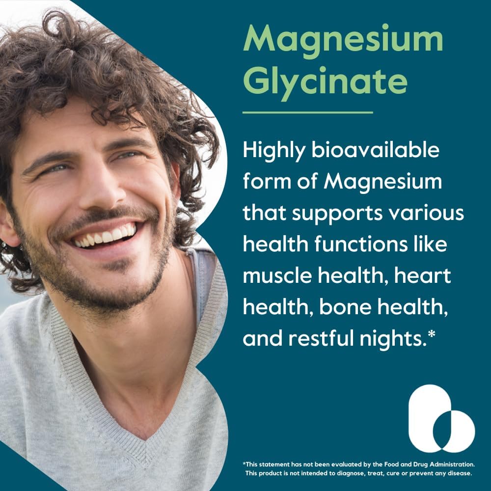 BESTVITE - MAGNESIUM GLYCINATE 400MG OF ELEMENTAL MAGNESIUM  240 CAPSULES