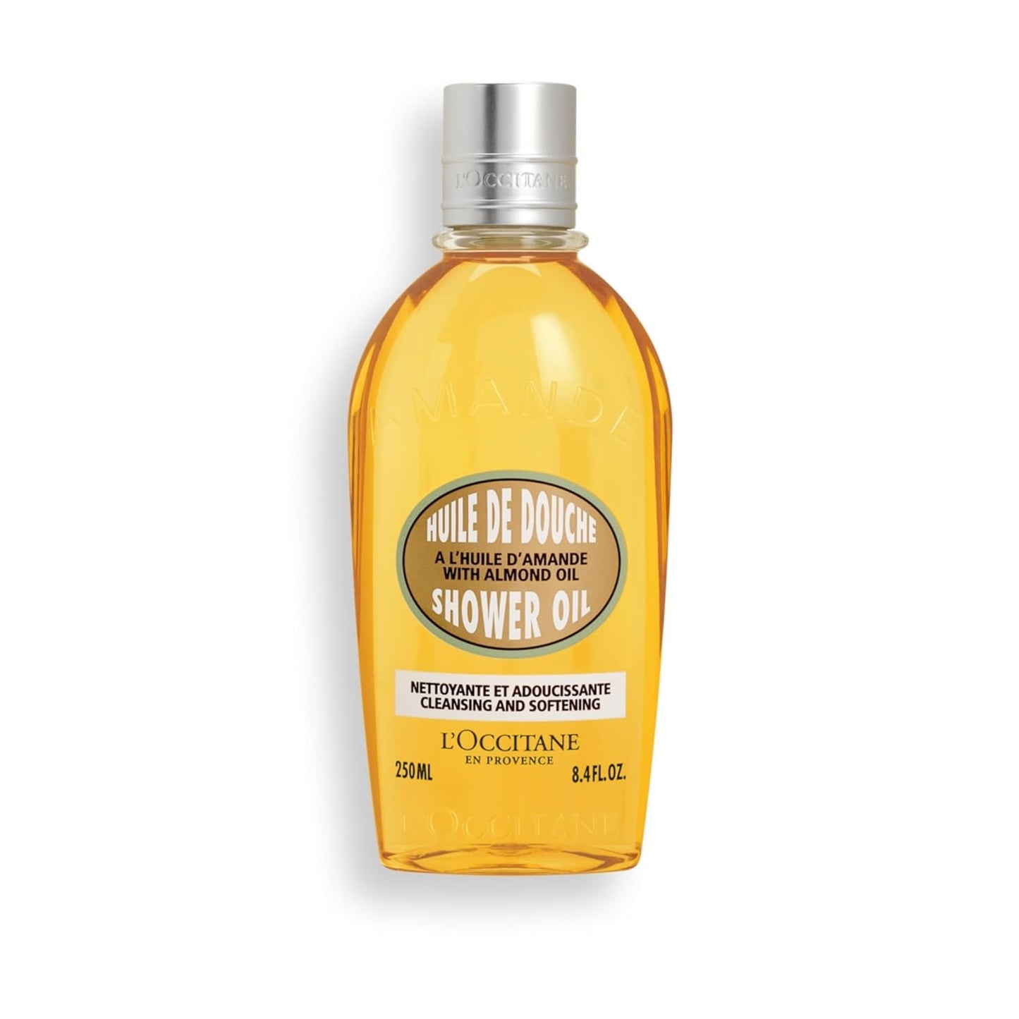 L'OCCITANE - Cleansing & Softening Almond Shower Oil, Body Wash & Shaving Base | 250 mL