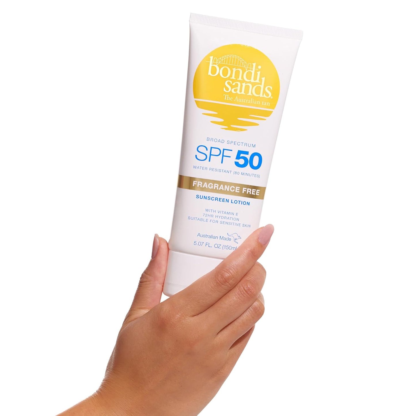 Bondi Sands - SPF 50+ Body Sunscreen Lotion FRAGRANCE FREE | 150 mL