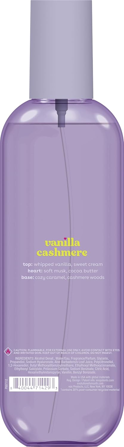 eos - shea better BODY MIST | VANILLA CASHMERE | 127 mL