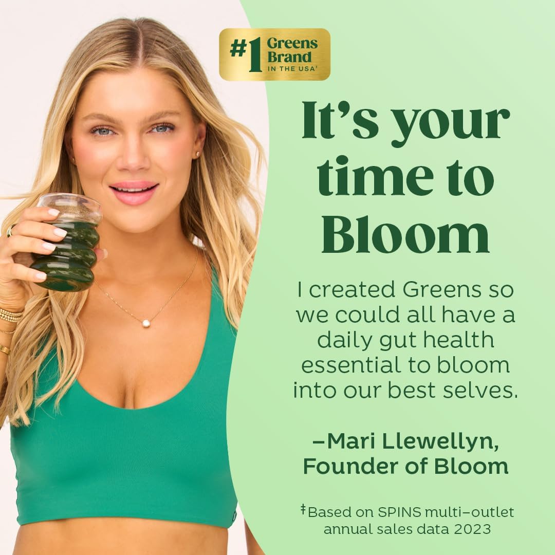 Bloom Nutrition - Greens & Superfoods | 30 Servings | Mango
