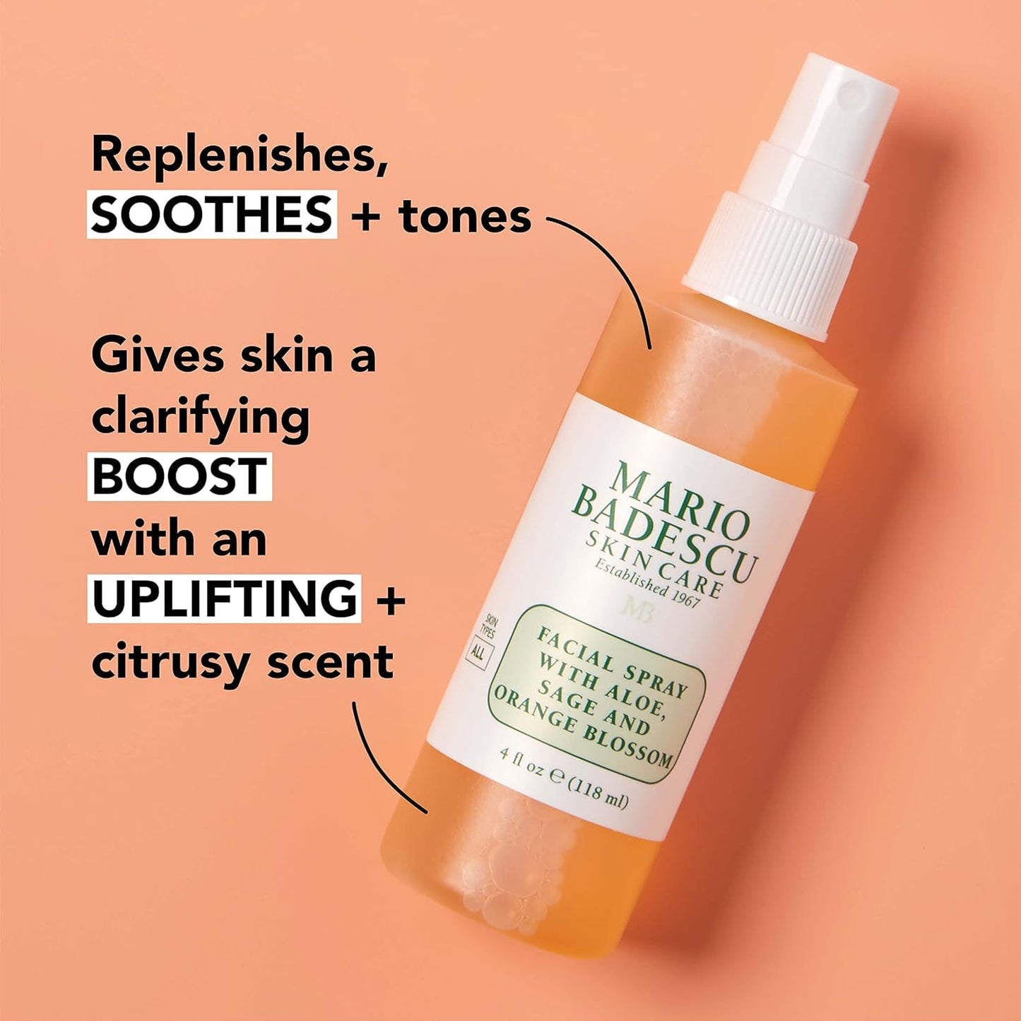 Mario Badescu - Facial Spray with Aloe, Sage and Orange Blossom| 59 mL