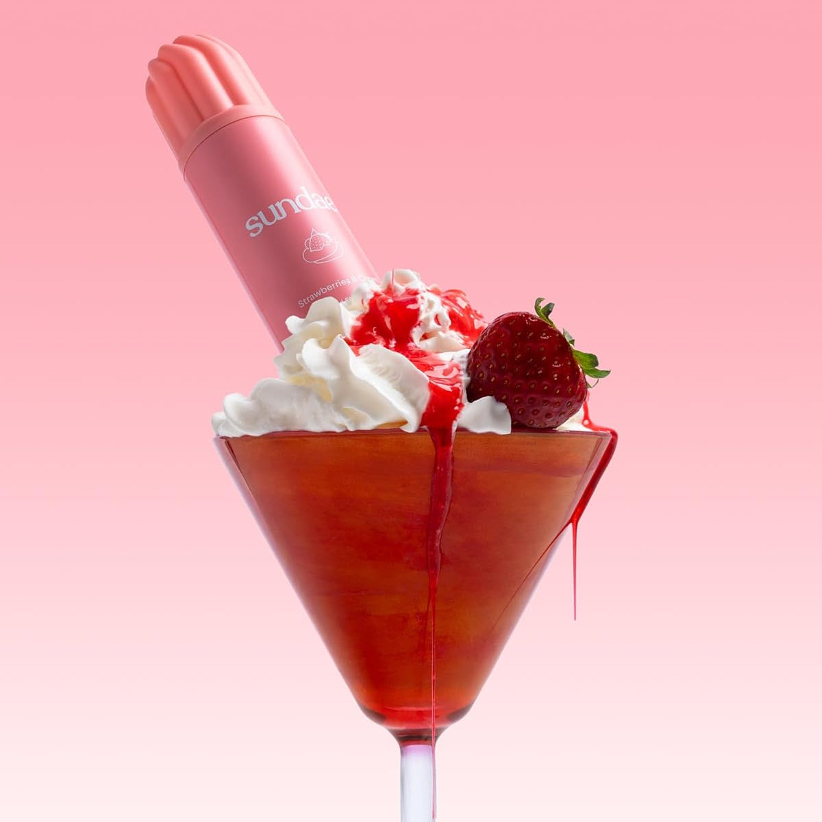 SUNDAE - WHIPPED SHOWER FOAM STRAWBERRIES & CREAM | 265 ML